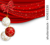 christmas background with red...