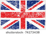 vector grunge styled flag of...