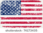 vector grunge styled flag of usa