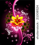 vector flower illustration