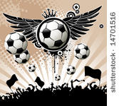 football background  with the...