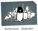 strange graffiti image