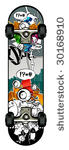 strange graffiti image on...