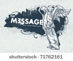 modern sketchy style banner...