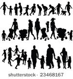 children silhouette collection  ...
