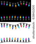 christmas glow light border...