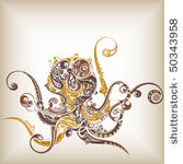 abstract octopus