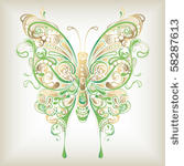 abstract butterfly