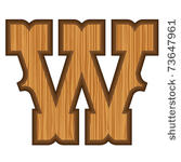 western w letter
