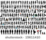 people silhouettes