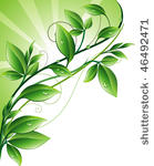 green background