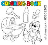 coloring book baby collection   ...