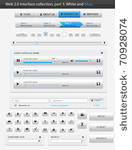 web 2.0 interface part 3. white ...