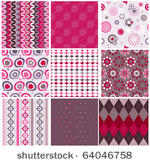 vector set of nine colorful...