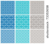 a set of nine seamlessly tiling ...