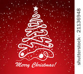 christmas card. vector