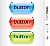 vector. aqua buttons  glossy...