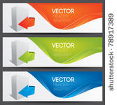 vector website headers for...