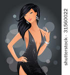 disco glamour girl