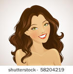 girl with beautiful haircut