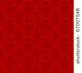 vector seamless red damask...