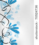 vector picture with blue...
