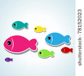 vector background with small...