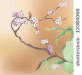 cherry tree in bloom