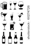 design vector set of glasses...