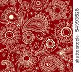 floral pattern with paisley