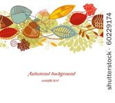 autumnal seamless background