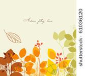 autumnal leaves background