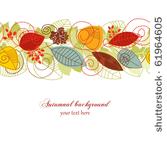 autumnal seamless background