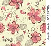 cute floral seamless background