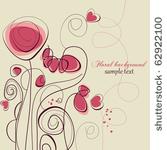 cute floral background  love...