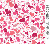 hearts seamless background