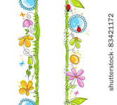 cute floral borders