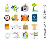 illustration of vacation and...