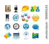 social media icon set
