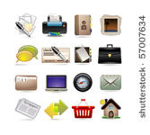 online business icon set