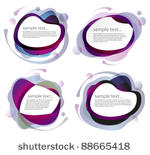 abstract text panels