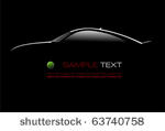 white silhouette of car sedan...