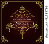 invitation vintage card....