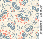 floral pattern in modern style