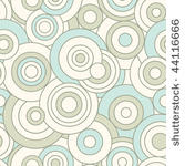 outline circles in abstract...