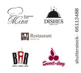 label set for restaurant  cafe...
