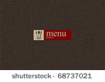 concept design restaurant menu...