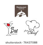 label set for restaurant  cafe...