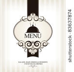 vector. restaurant menu design