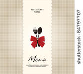 vector. restaurant or cafe menu ...